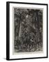 The War in the East, Retreat of the Servian Baggage Train Down Mount Jovalor-Joseph Nash-Framed Giclee Print