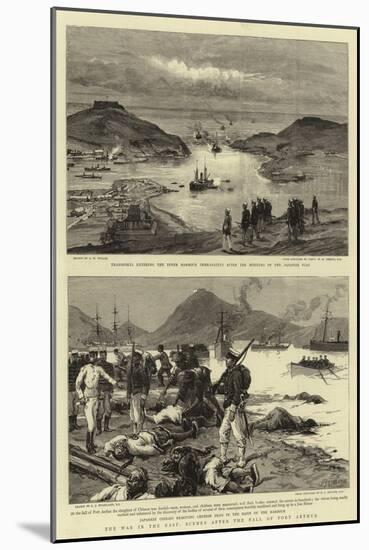 The War in the East, Scenes after the Fall of Port Arthur-Charles William Wyllie-Mounted Giclee Print