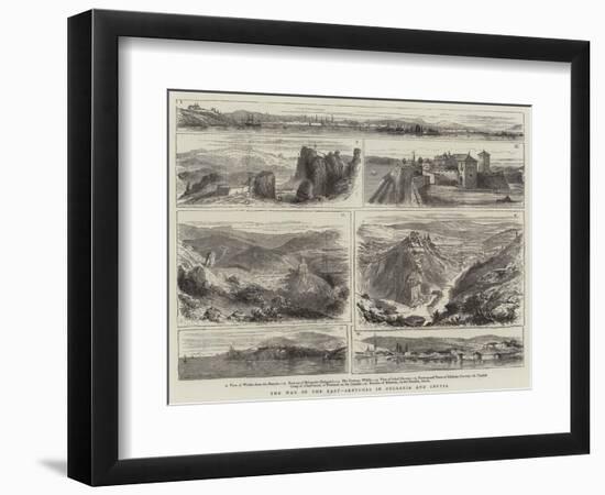 The War in the East, Sketches in Bulgaria and Servia-null-Framed Premium Giclee Print
