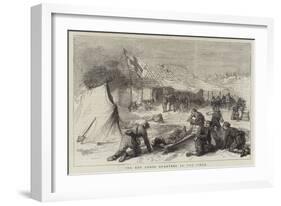 The War in the East, the Red Cross Quarters in the Field-null-Framed Giclee Print