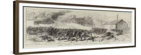 The War in the East, the Turks Taking the Village of Tesica-Godefroy Durand-Framed Giclee Print