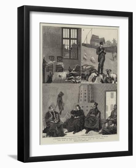 The War in the East, with the Army of the Drina-null-Framed Giclee Print