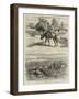 The War in the East, With the Cossacks-Godefroy Durand-Framed Giclee Print