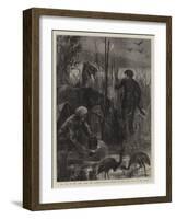 The War in the East, with the Russians, Cossack Outpost on the South Side of the Danube-null-Framed Giclee Print