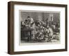 The War in the East, Wounded Servians in a Cafe at Parakjin-Godefroy Durand-Framed Giclee Print