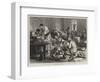 The War in the East, Wounded Servians in a Cafe at Parakjin-Godefroy Durand-Framed Giclee Print