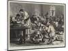 The War in the East, Wounded Servians in a Cafe at Parakjin-Godefroy Durand-Mounted Giclee Print