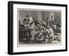 The War in the East, Wounded Servians in a Cafe at Parakjin-Godefroy Durand-Framed Giclee Print