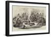 The War in the Herzegovina, Council of War at Peco Pavlovitch's Camp-null-Framed Giclee Print