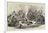 The War in the Herzegovina, Council of War at Peco Pavlovitch's Camp-null-Framed Giclee Print