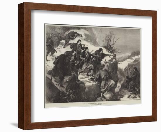 The War in the Herzegovina, Insurgents in Ambush-Arthur Hopkins-Framed Giclee Print