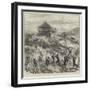 The War in the Herzegovina, Turkish Soldiers Felling Trees on Mount Karaula-Charles Robinson-Framed Giclee Print