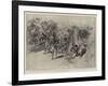 The War in the Philippines, American Infantry on the Way to Peres Lasmarinas Surprised by Filipinos-Charles Edwin Fripp-Framed Giclee Print