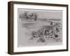 The War in the Philippines, American Troops Fording the Bagbag River before the Capture of Calumpit-Charles Edwin Fripp-Framed Giclee Print