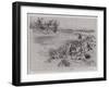 The War in the Philippines, American Troops Fording the Bagbag River before the Capture of Calumpit-Charles Edwin Fripp-Framed Giclee Print