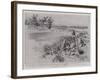 The War in the Philippines, American Troops Fording the Bagbag River before the Capture of Calumpit-Charles Edwin Fripp-Framed Giclee Print