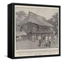The War in the Philippines, Leading Filipinos Gathered at Aguinaldo's House-null-Framed Stretched Canvas