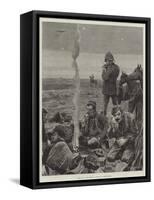 The War in the Soudan, a Bivouac in the Desert-Richard Caton Woodville II-Framed Stretched Canvas