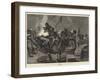 The War in the Soudan, a Night Attack on the Camp at Souakim-Richard Caton Woodville II-Framed Giclee Print