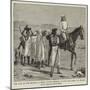 The War in the Soudan, a Rebel Giving Himself Up with His Family at Suakim-null-Mounted Giclee Print