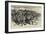 The War in the Soudan, an Attack on a Convoy of Wounded in the Bayuda Desert-Frederic Villiers-Framed Giclee Print