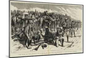 The War in the Soudan, an Attack on a Convoy of Wounded in the Bayuda Desert-Frederic Villiers-Mounted Giclee Print