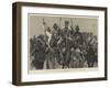 The War in the Soudan, Arab Sheikh and His Followers Visiting Baker Pasha in Camp at Souakim-Richard Caton Woodville II-Framed Giclee Print