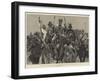 The War in the Soudan, Arab Sheikh and His Followers Visiting Baker Pasha in Camp at Souakim-Richard Caton Woodville II-Framed Giclee Print