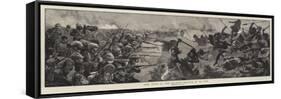 The War in the Soudan, Battle of El Teb, 29 February 1884-Richard Caton Woodville II-Framed Stretched Canvas