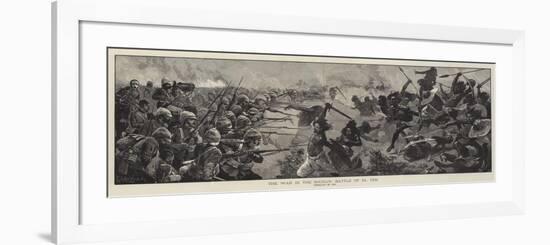 The War in the Soudan, Battle of El Teb, 29 February 1884-Richard Caton Woodville II-Framed Premium Giclee Print