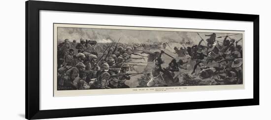 The War in the Soudan, Battle of El Teb, 29 February 1884-Richard Caton Woodville II-Framed Premium Giclee Print