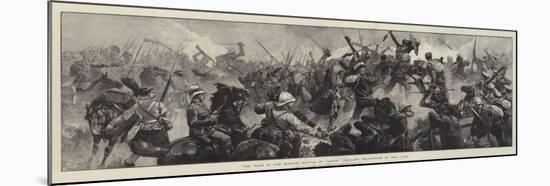 The War in the Soudan, Battle of Tamasi, Gallant Re-Capture of the Guns-William Heysham Overend-Mounted Giclee Print