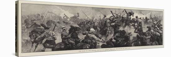 The War in the Soudan, Battle of Tamasi, Gallant Re-Capture of the Guns-William Heysham Overend-Stretched Canvas