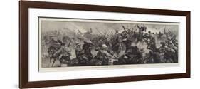 The War in the Soudan, Battle of Tamasi, Gallant Re-Capture of the Guns-William Heysham Overend-Framed Premium Giclee Print