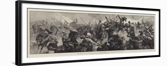 The War in the Soudan, Battle of Tamasi, Gallant Re-Capture of the Guns-William Heysham Overend-Framed Premium Giclee Print