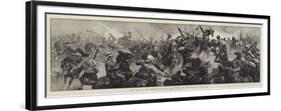 The War in the Soudan, Battle of Tamasi, Gallant Re-Capture of the Guns-William Heysham Overend-Framed Premium Giclee Print