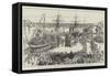 The War in the Soudan, Departure of the Australian Contingent from Sydney, New South Wales-null-Framed Stretched Canvas