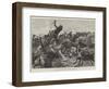 The War in the Soudan, Destruction of Transport Near Souakim-Richard Caton Woodville II-Framed Giclee Print