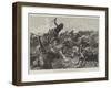 The War in the Soudan, Destruction of Transport Near Souakim-Richard Caton Woodville II-Framed Giclee Print