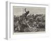 The War in the Soudan, Destruction of Transport Near Souakim-Richard Caton Woodville II-Framed Giclee Print