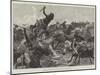 The War in the Soudan, Destruction of Transport Near Souakim-Richard Caton Woodville II-Mounted Giclee Print