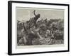 The War in the Soudan, Destruction of Transport Near Souakim-Richard Caton Woodville II-Framed Giclee Print