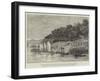 The War in the Soudan, General Earle's Landing-Place at Hamdab, on the Nile-null-Framed Giclee Print