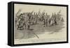 The War in the Soudan, Indian Troops of Different Castes Cooking-Charles Edwin Fripp-Framed Stretched Canvas