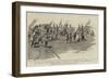 The War in the Soudan, Indian Troops of Different Castes Cooking-Charles Edwin Fripp-Framed Giclee Print