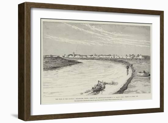 The War in the Soudan, Khartoum-null-Framed Giclee Print