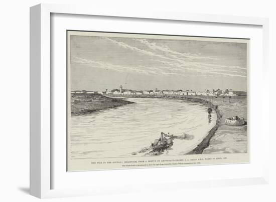 The War in the Soudan, Khartoum-null-Framed Giclee Print