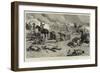 The War in the Soudan, the Repulse of the Attack on Baker's Zeriba, 22 March-Charles Edwin Fripp-Framed Giclee Print