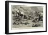 The War in the Soudan, the Repulse of the Attack on Baker's Zeriba, 22 March-Charles Edwin Fripp-Framed Giclee Print