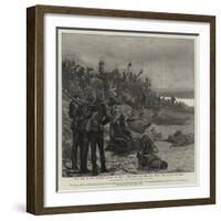 The War in the Soudan, Water at Last, First Sight of the Nile after the Battle of Gubat-Frederic Villiers-Framed Giclee Print